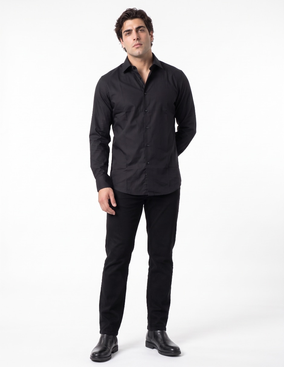 Camisa de vestir manga larga para hombre 3