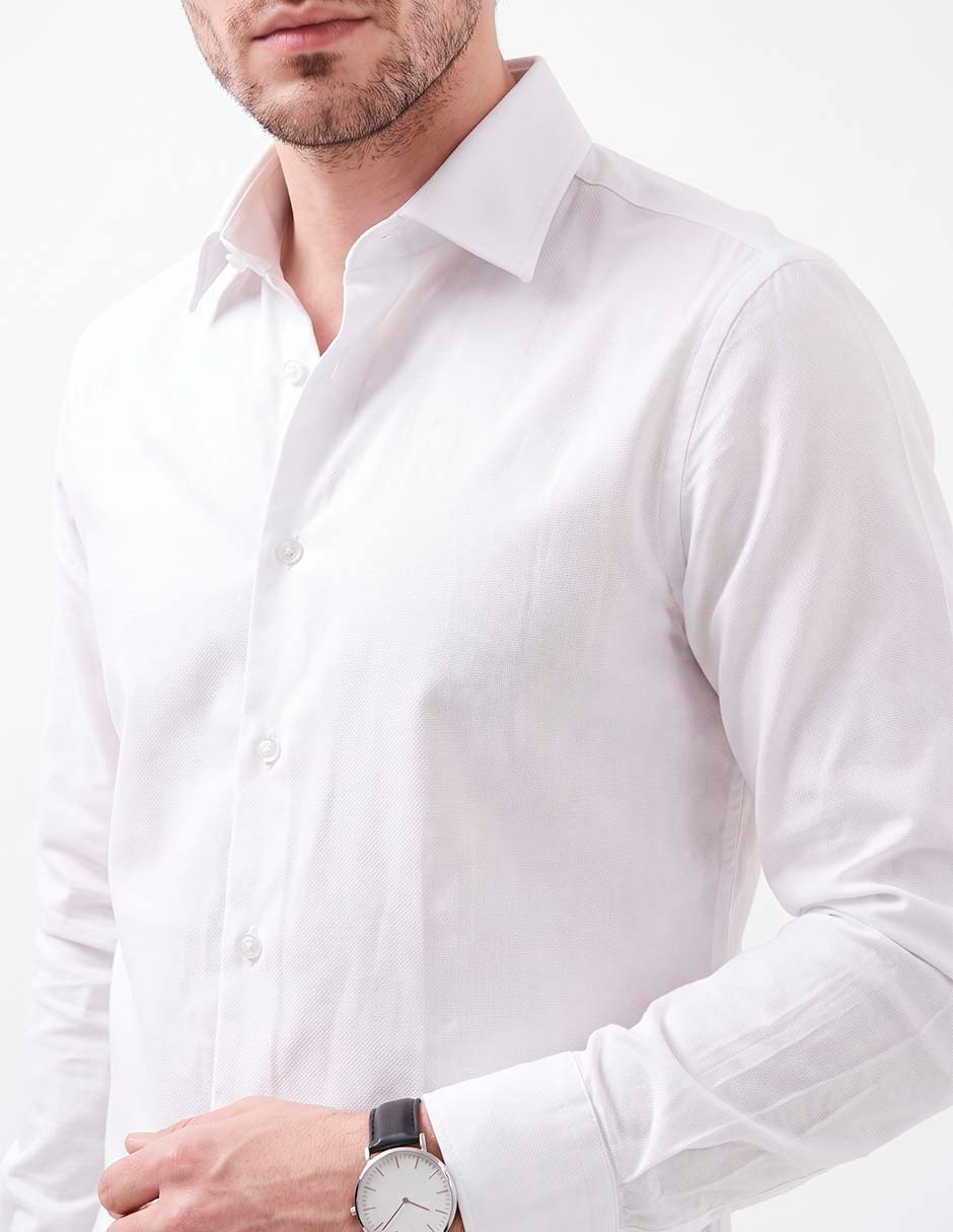 Camisa casual manga larga para hombre 5