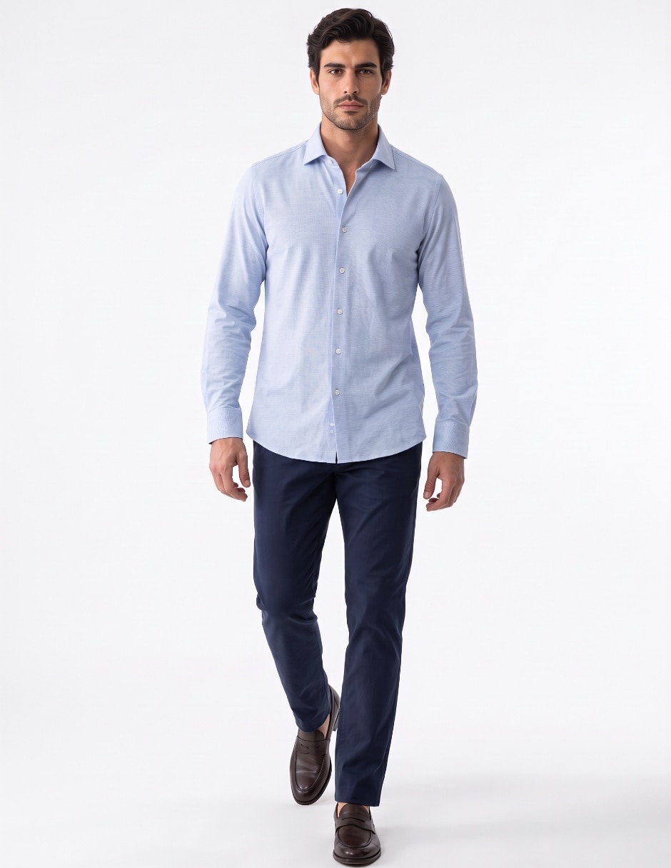 Camisa de vestir manga larga para hombre 3