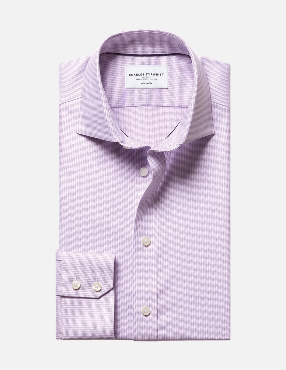 Camisa de vestir Charles Tyrwhittde algodón manga larga para hombre 3