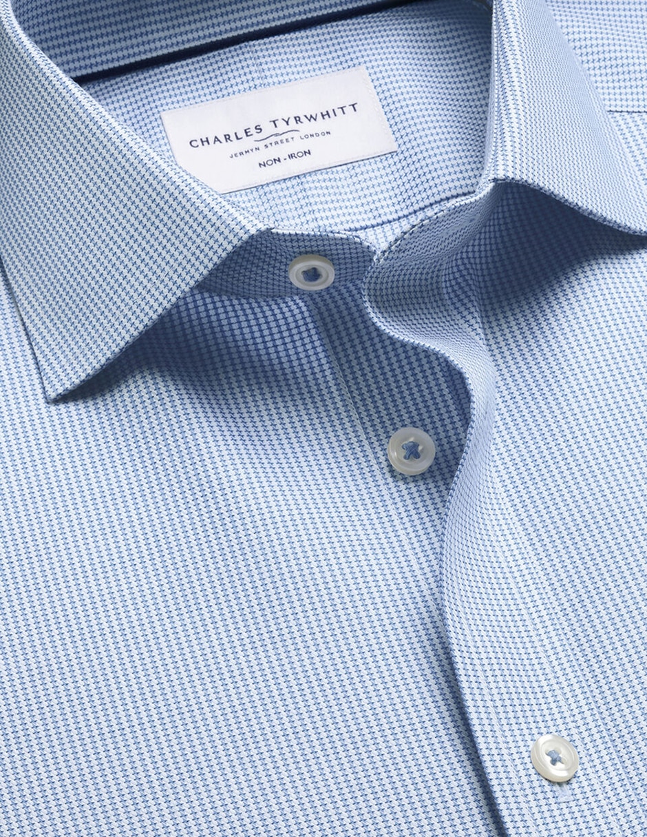 Camisa de vestir Charles Tyrwhittde algodón manga larga para hombre 2