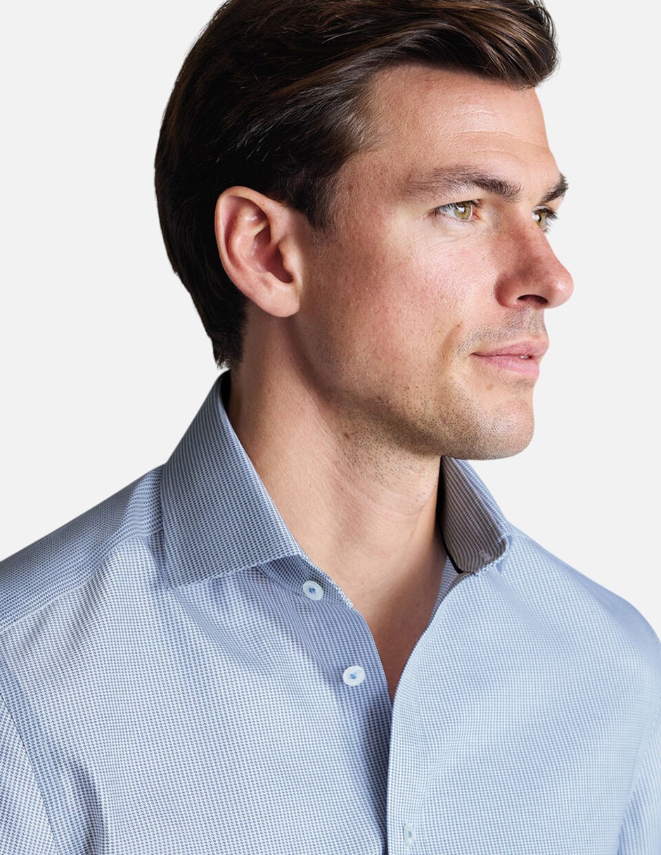 Camisa de vestir Charles Tyrwhittde algodón manga larga para hombre 3