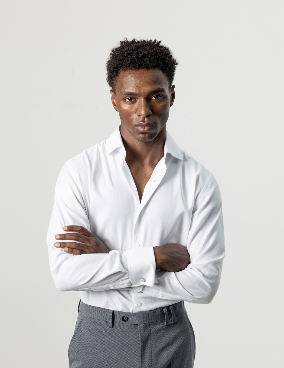 Camisa de vestir fw26 manga larga para hombre 3
