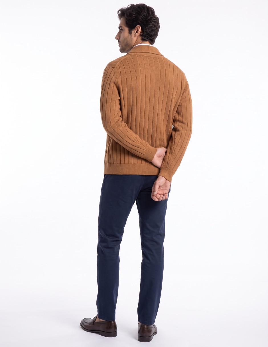 Suéter cuello V para hombre 2