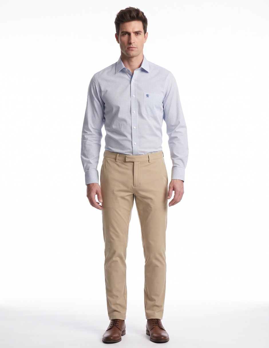Camisa Formal manga larga para hombre 3