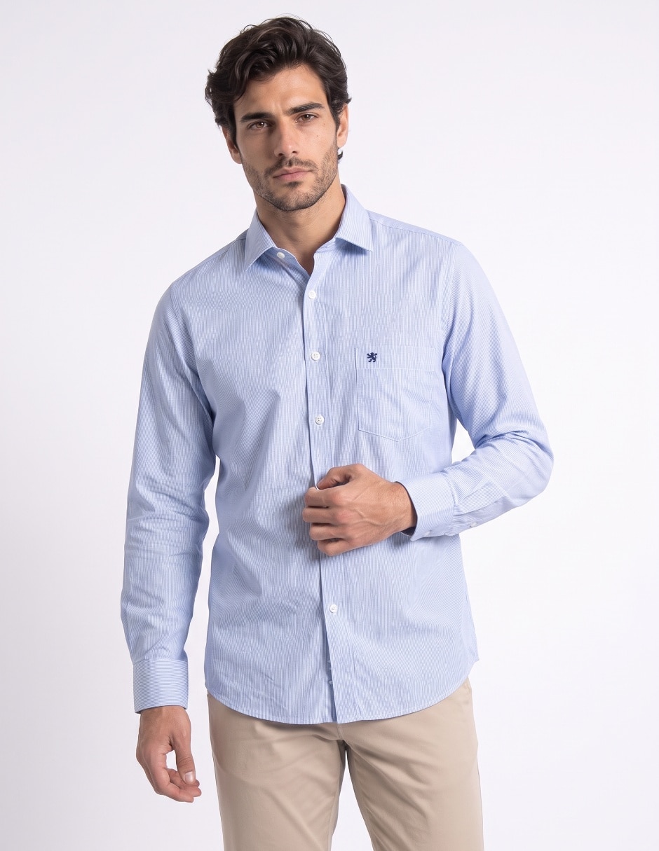 Camisa de vestir manga larga para hombre Camisa de vestir manga larga para hombre