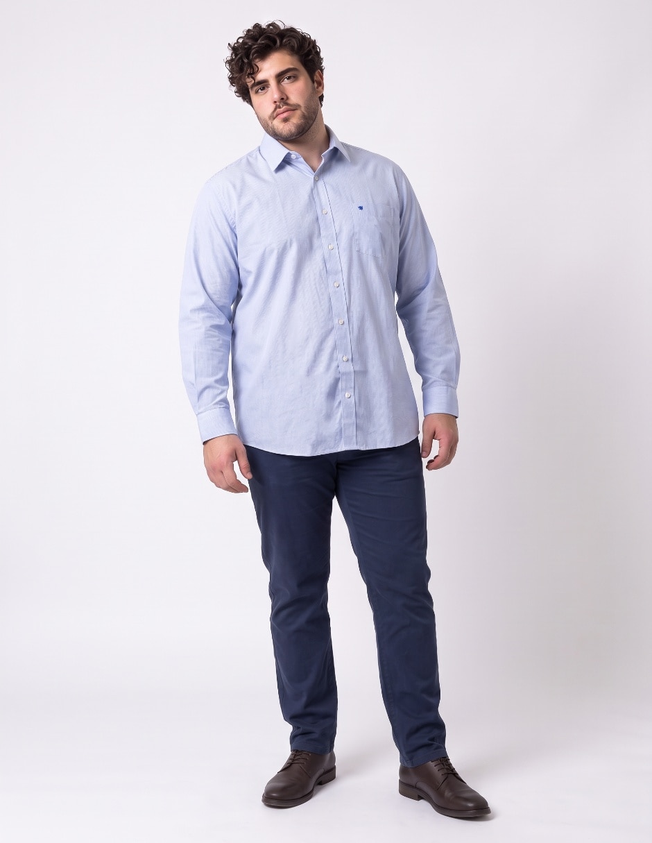 Camisa de vestir manga larga para hombre 4