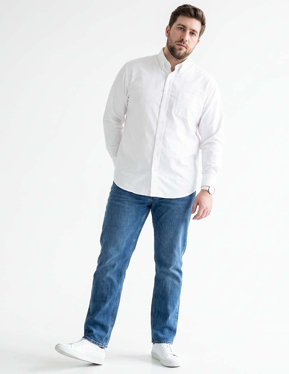Camisa casual manga larga para hombre 3