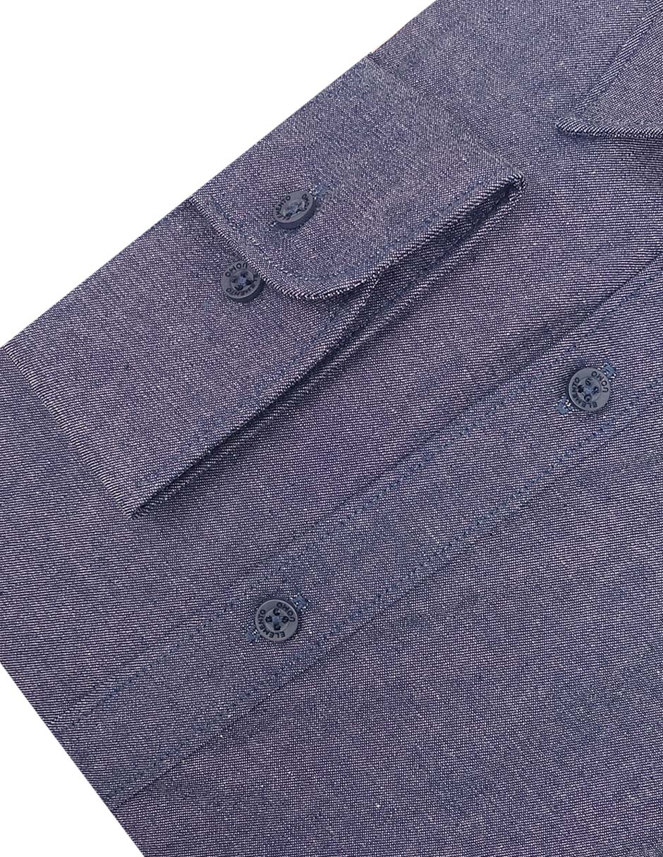 Camisa de vestir moda manga larga para hombre 2