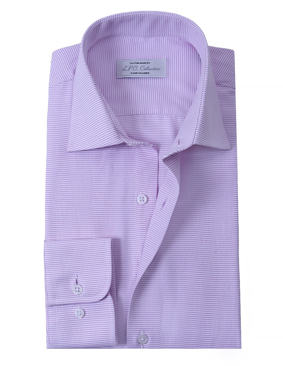 Camisa/sobrecamisa formal de algodón y poliéster manga larga para hombre 2
