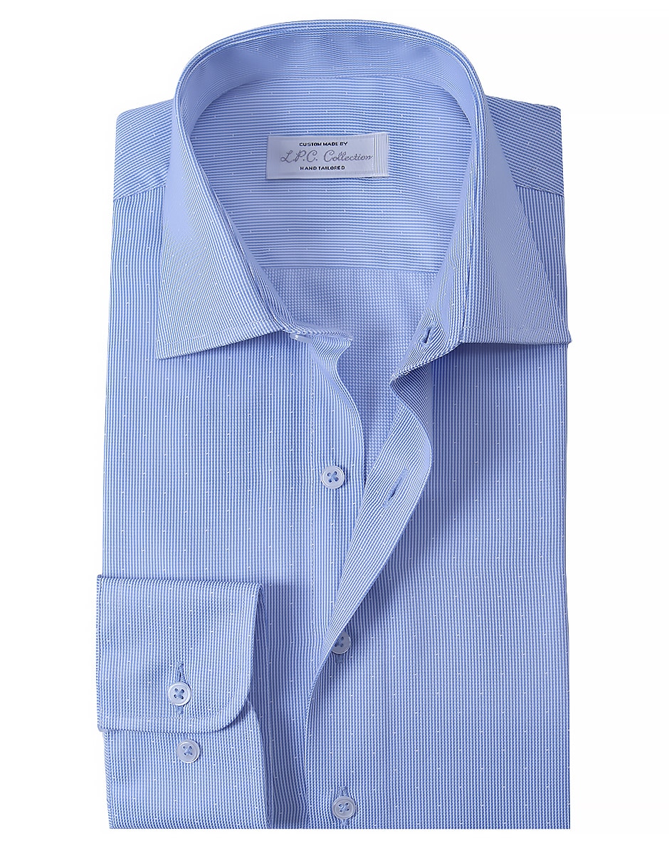 Camisa/sobrecamisa formal de algodón y poliéster manga larga para hombre 2