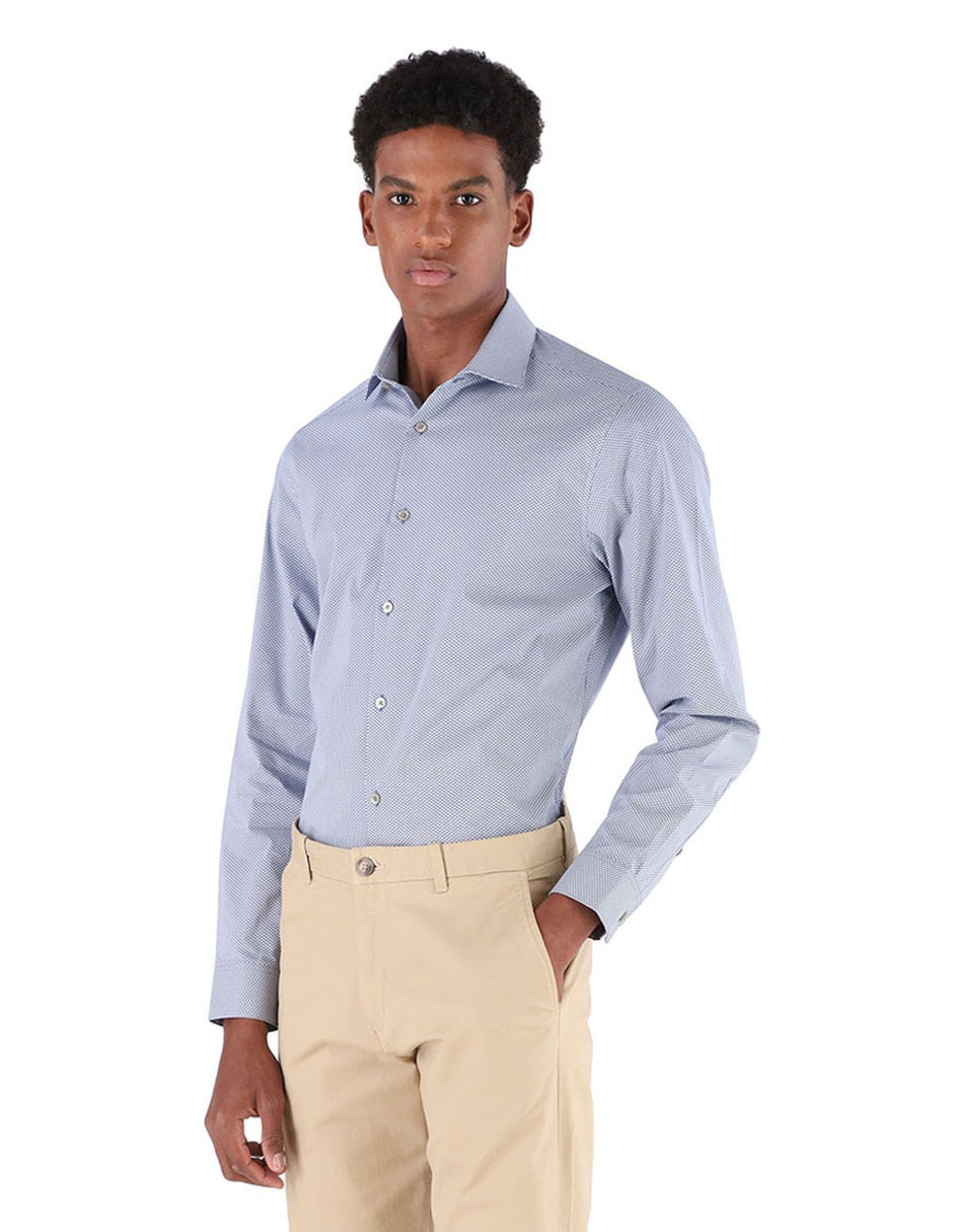 Camisa/Sobrecamisa Formal Fall26 de (si aplica) Algodón manga Larga para hombre