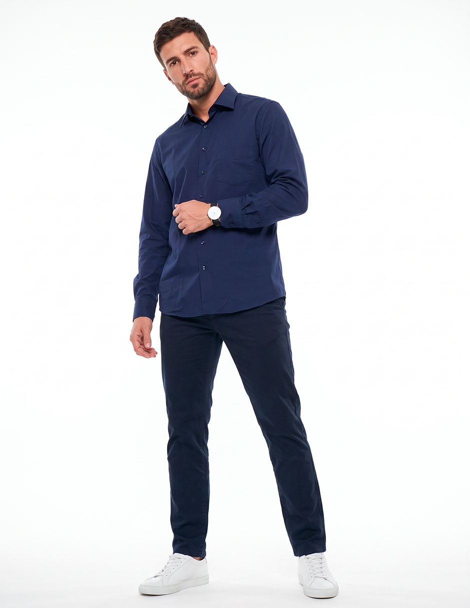 Camisa de vestir manga larga para hombre 3