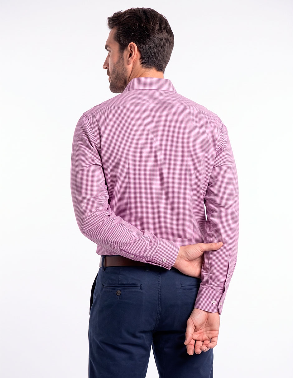 Camisa de vestir manga larga para hombre 4