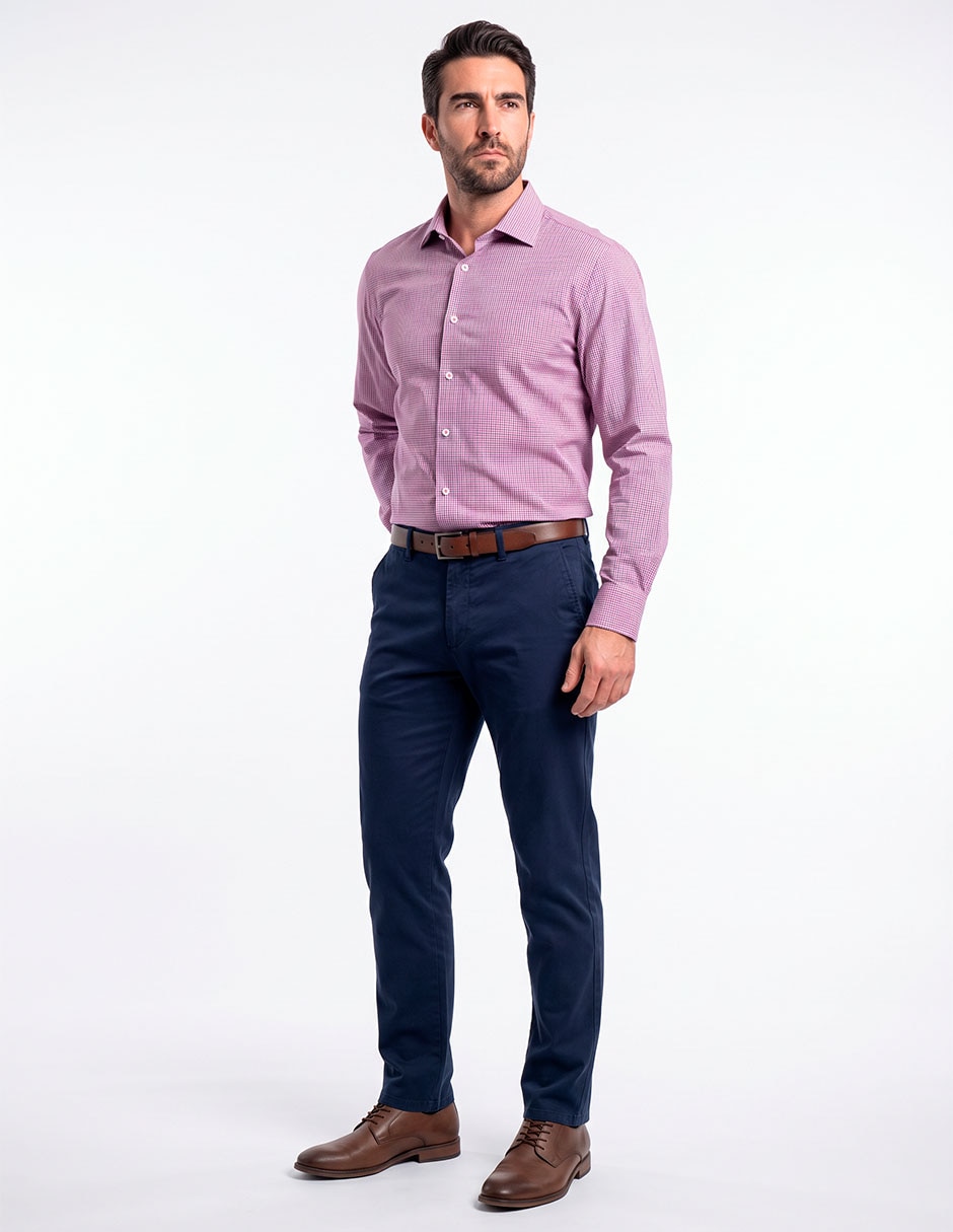 Camisa de vestir manga larga para hombre 3