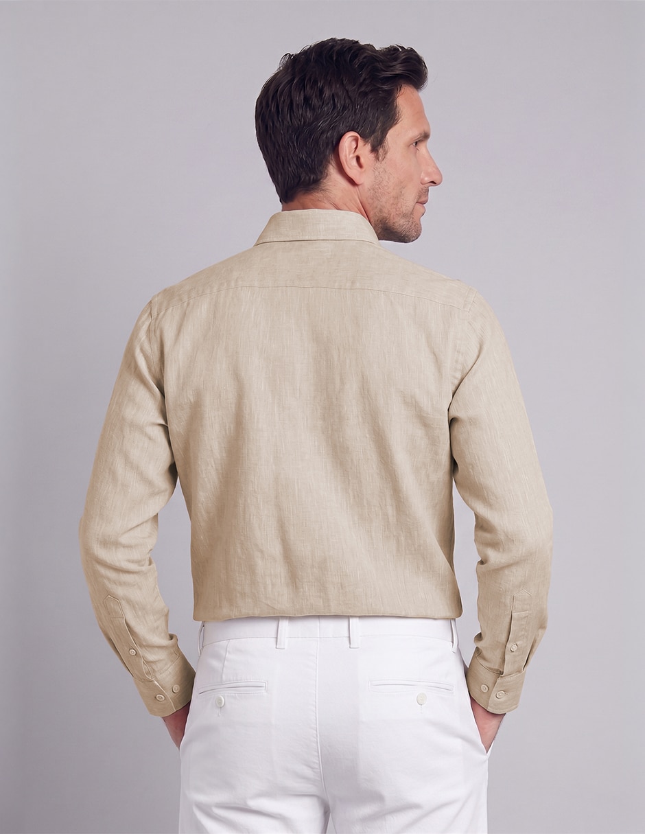 Camisa de vestir moda manga larga para hombre 2