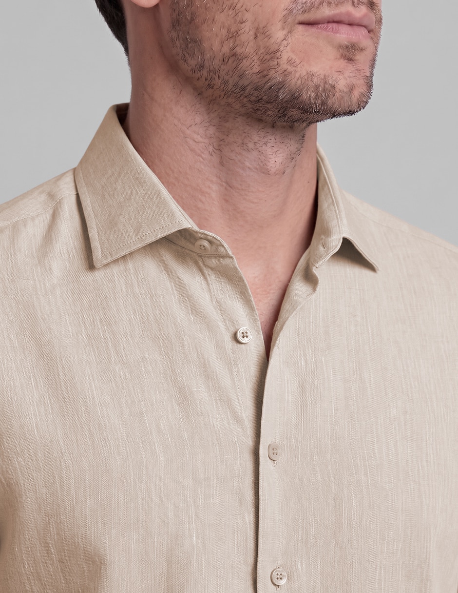 Camisa de vestir moda manga larga para hombre 3
