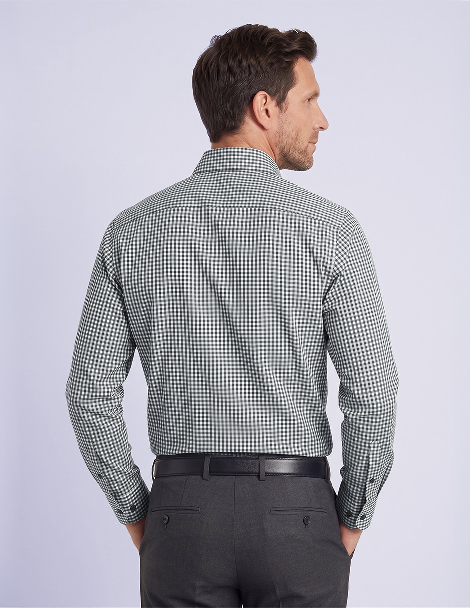 Camisa de vestir moda manga larga para hombre 2