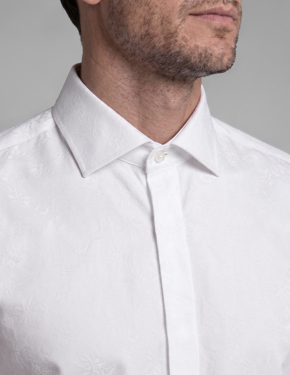 Camisa de vestir moda manga larga para hombre 2