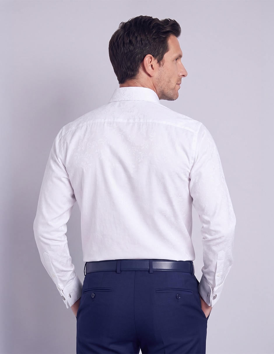 Camisa de vestir moda manga larga para hombre 3