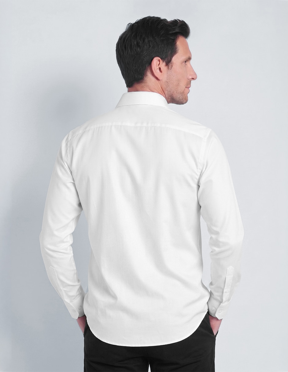 Camisa de vestir moda manga larga para hombre 2
