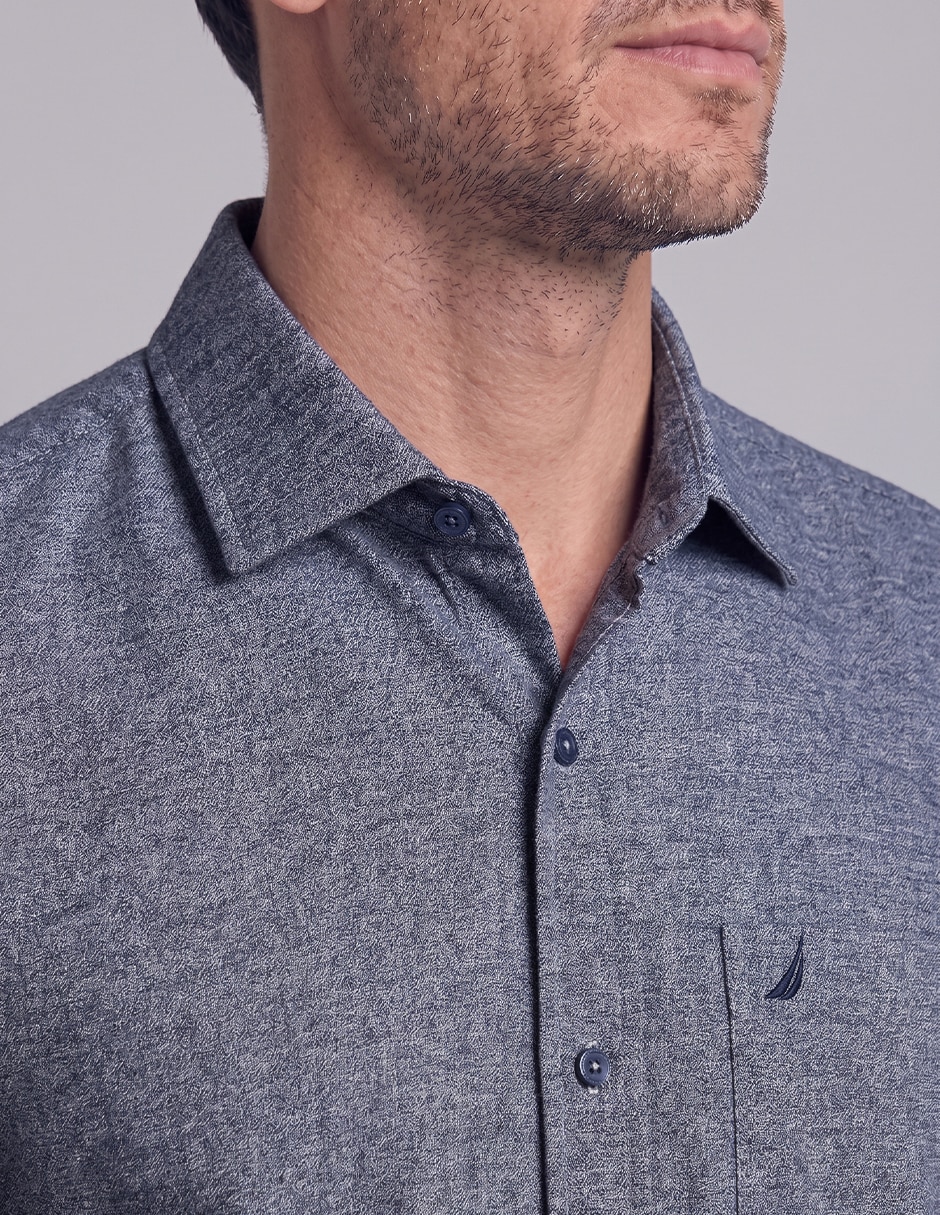Camisa de vestir moda manga larga para hombre 3