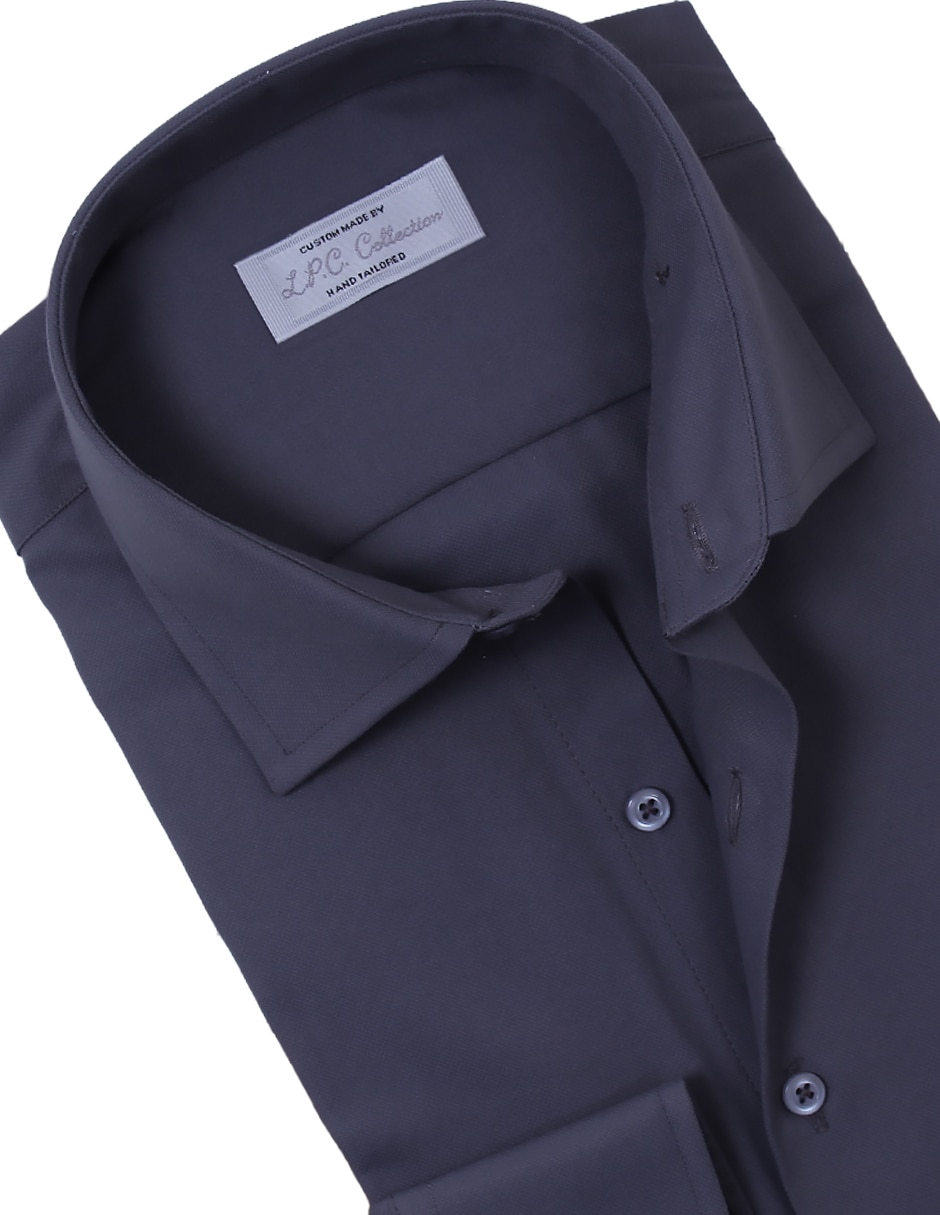 Camisa formal manga larga para hombre 2