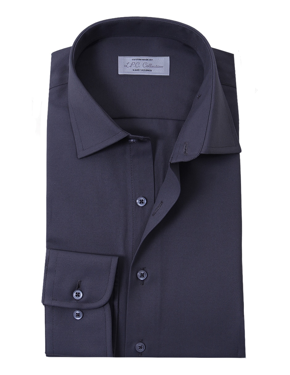 Camisa formal manga larga para hombre 4