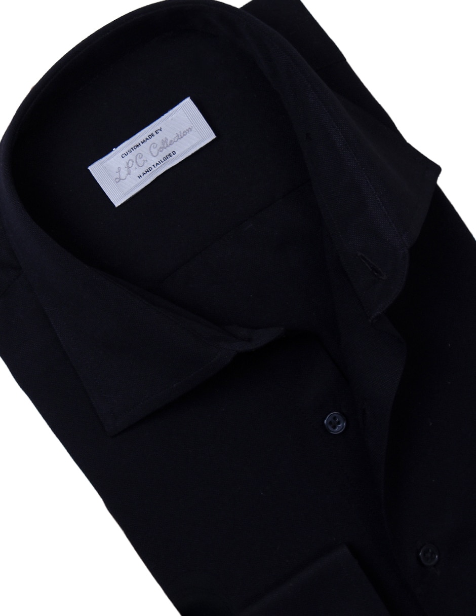 Camisa formal manga larga para hombre 2