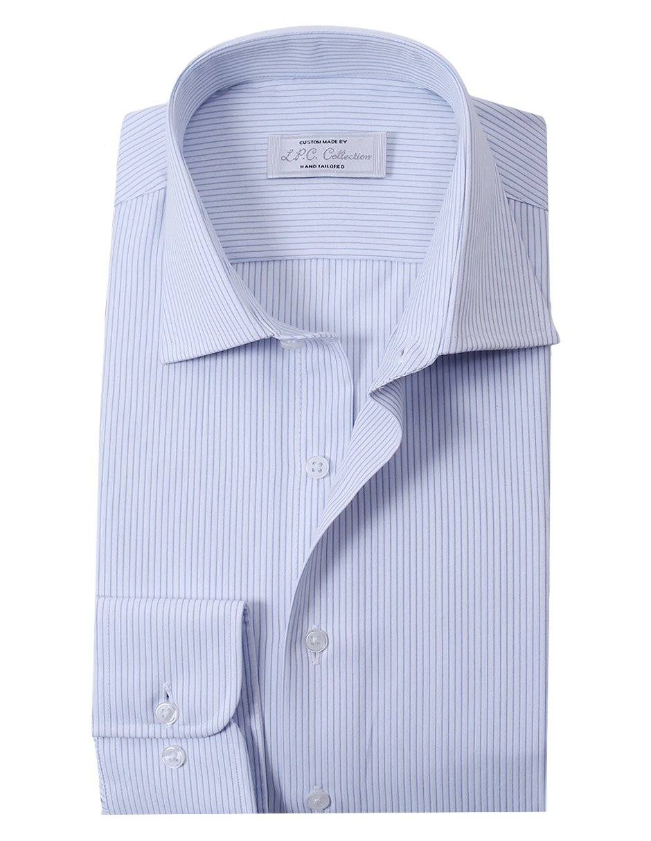 Camisa formal manga larga para hombre 4