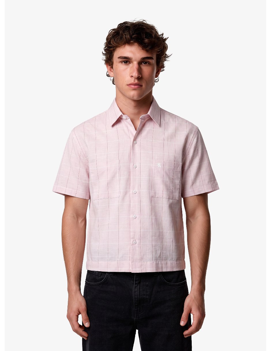 Camisa casual manga corta para hombre 1