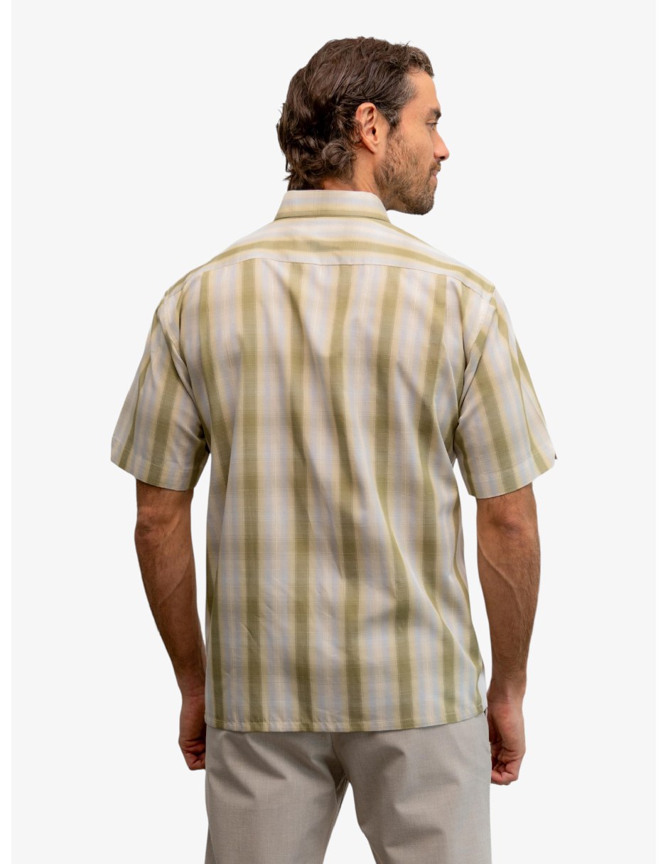Camisa casual manga corta para hombre 5