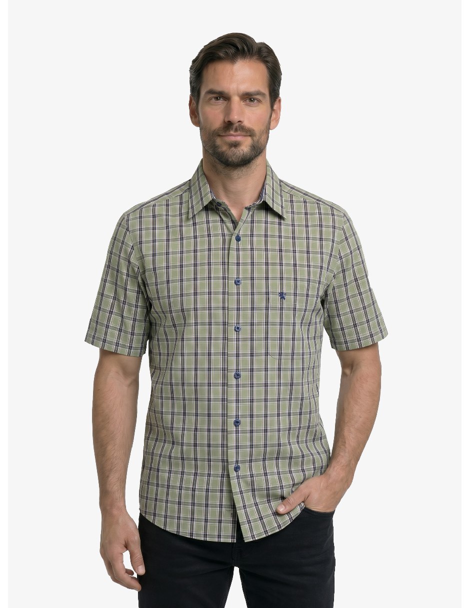 Camisa casual manga corta para hombre Camisa casual manga corta para hombre