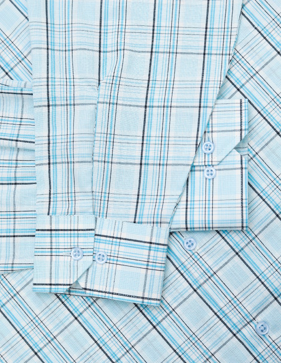 Camisa casual manga larga para hombre 3