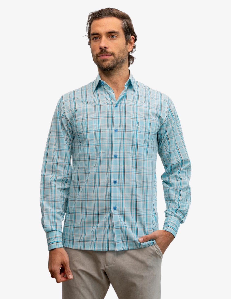 Camisa casual manga larga para hombre Camisa casual manga larga para hombre