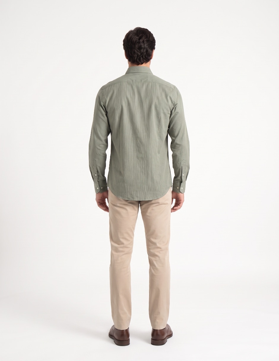 Camisa de vestir manga larga para hombre 2