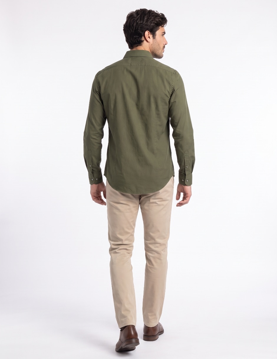 Camisa de vestir manga larga para hombre 2