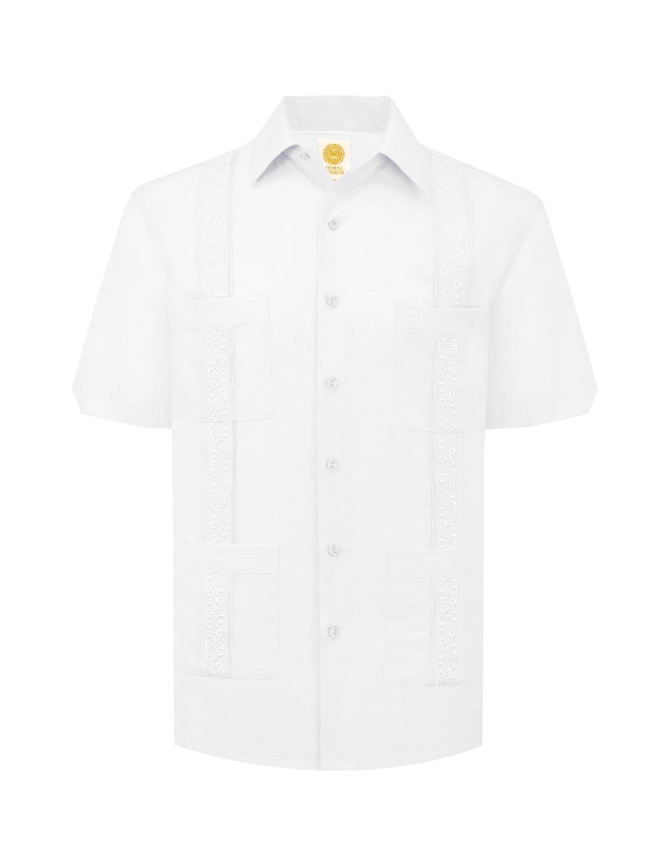 Guayabera manga corta para hombre