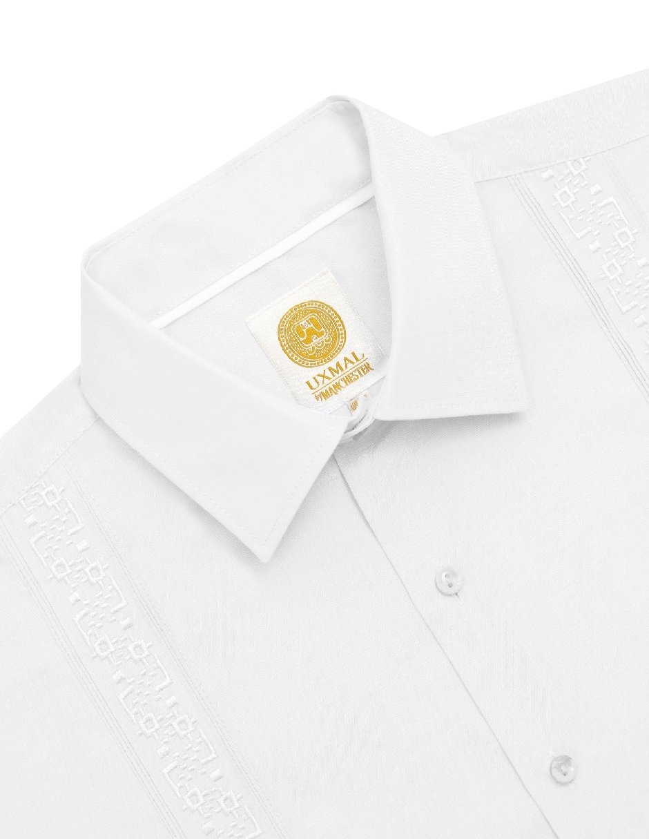 Guayabera manga corta para hombre