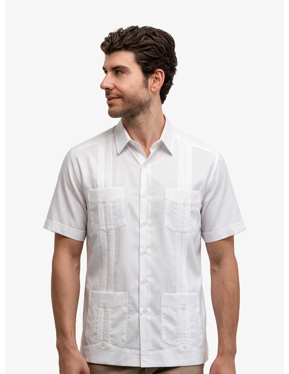 Guayabera manga corta para hombre 1