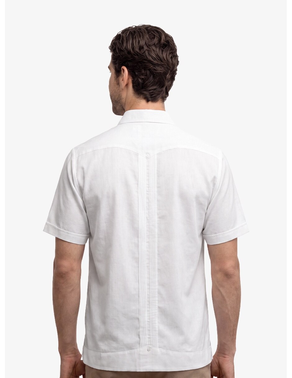 Guayabera manga corta para hombre 2