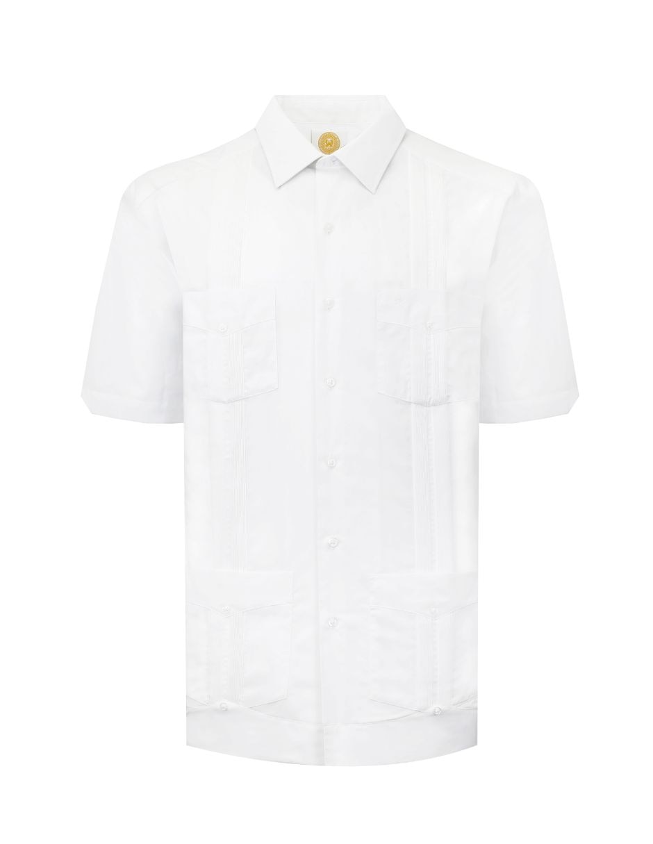 Guayabera manga corta para hombre 4