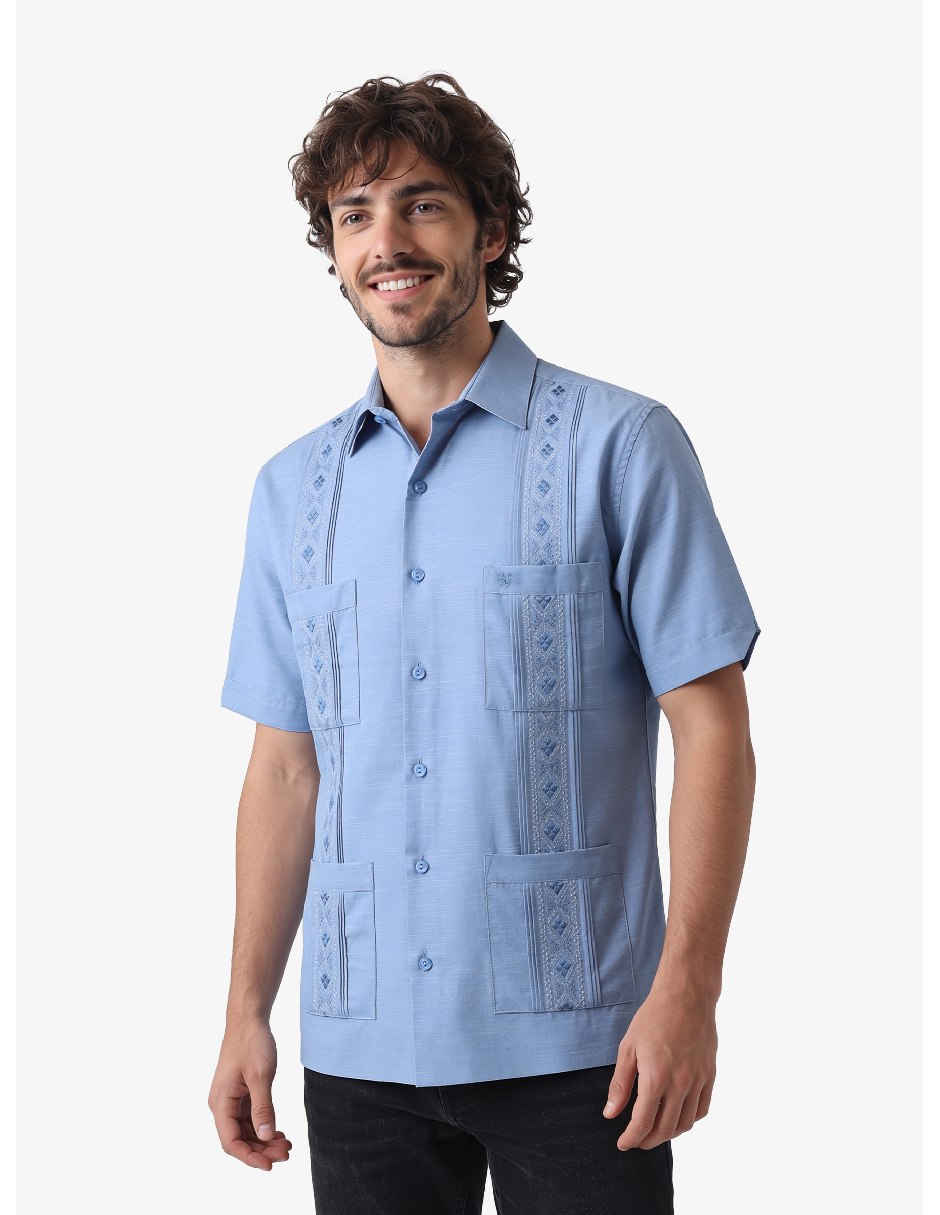Guayabera manga corta para hombre Guayabera manga corta para hombre