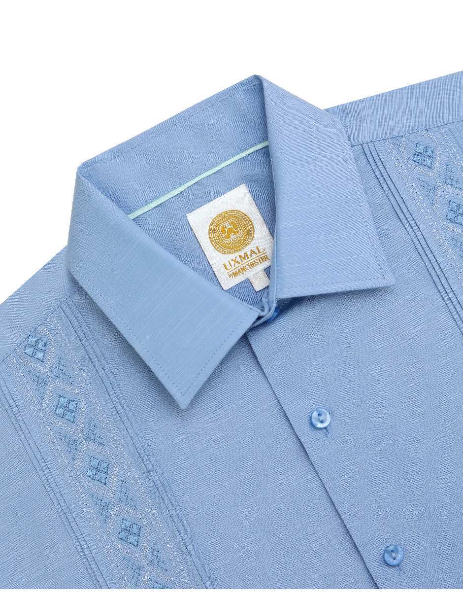 Guayabera manga corta para hombre 9