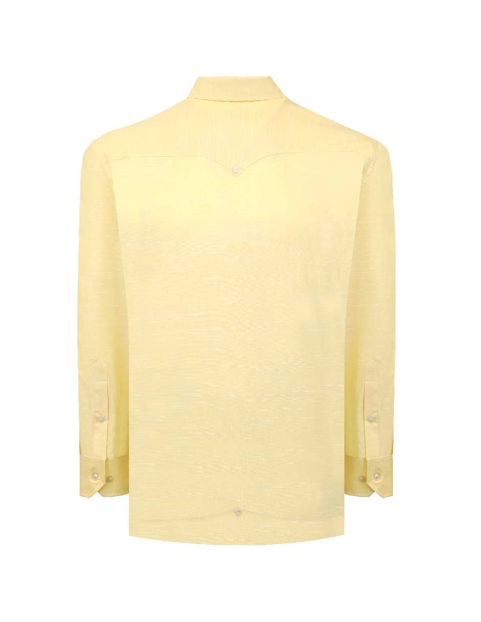 Guayabera manga larga para hombre
