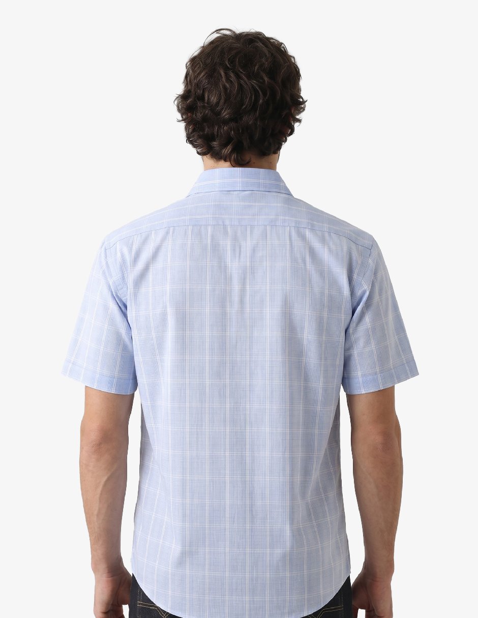 Camisa casual manga corta para hombre