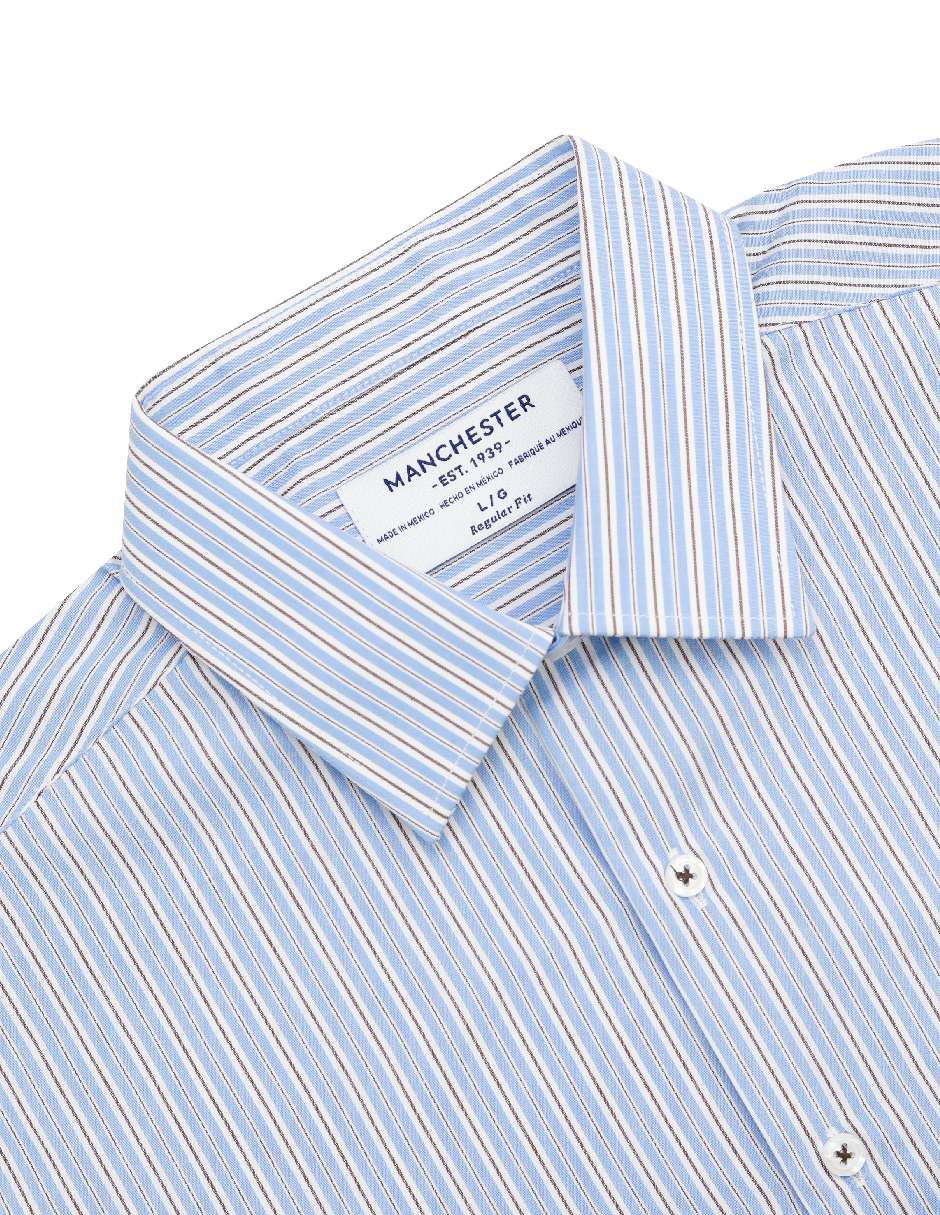 Camisa casual manga larga para hombre