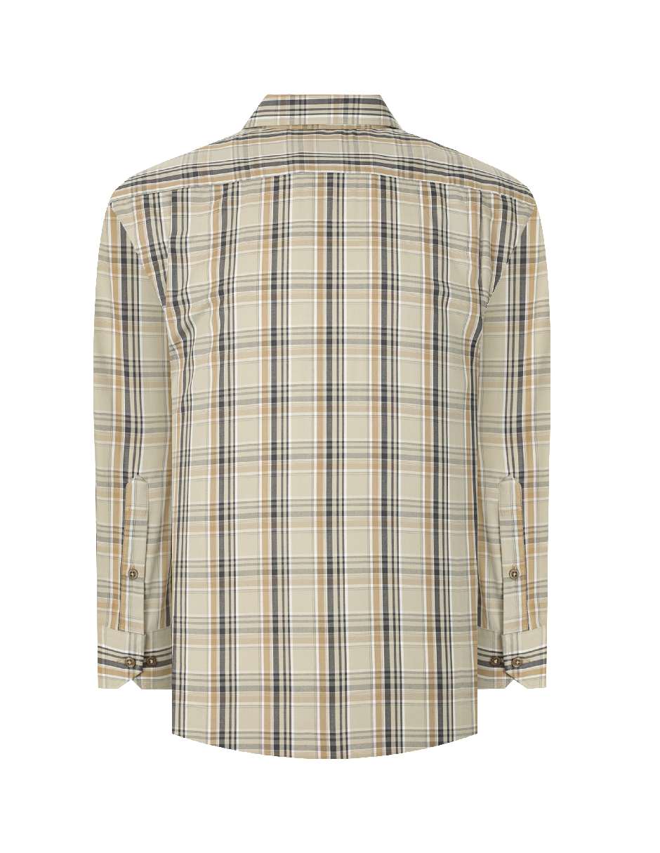 Camisa casual manga larga para hombre