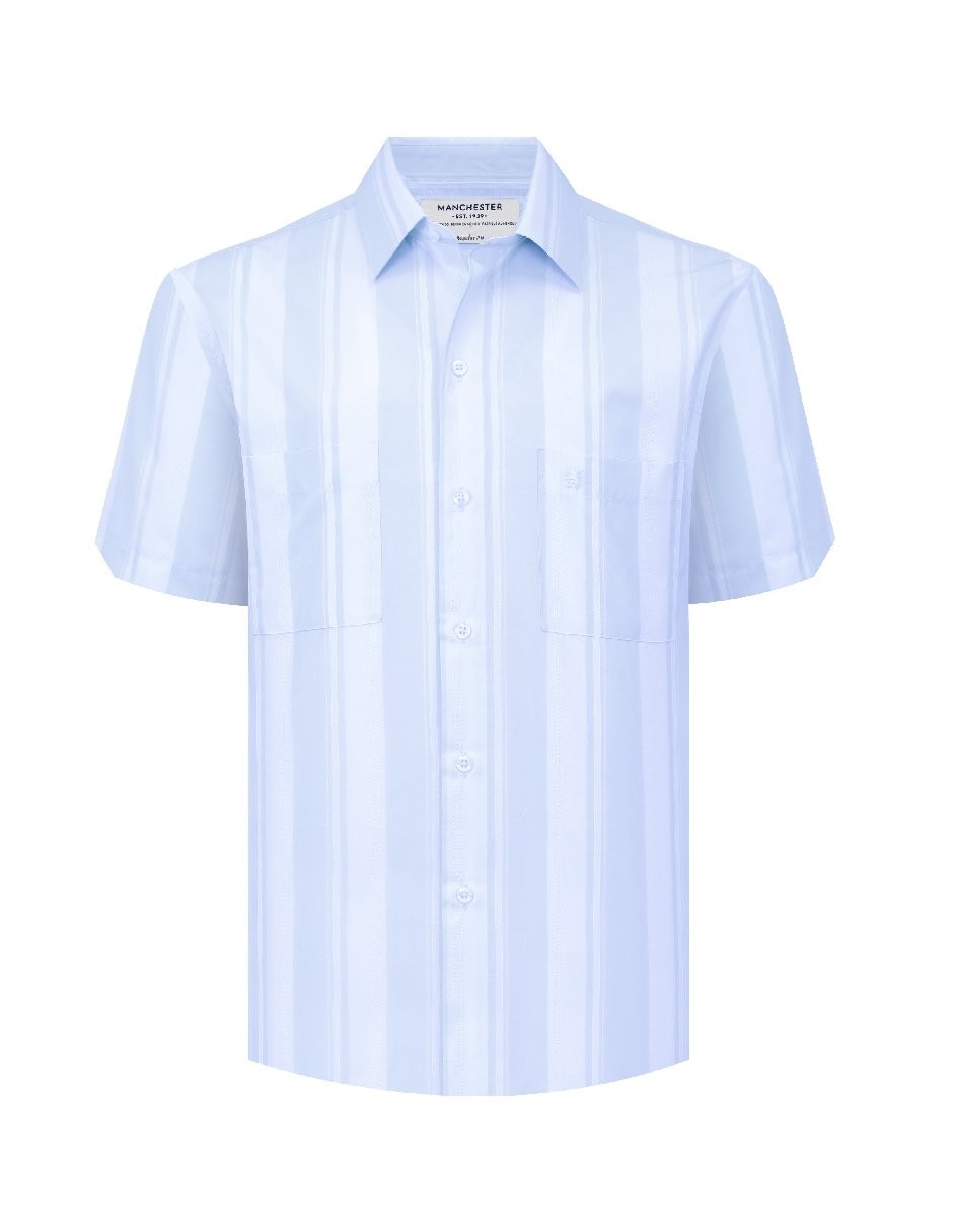 Camisa casual manga corta para hombre
