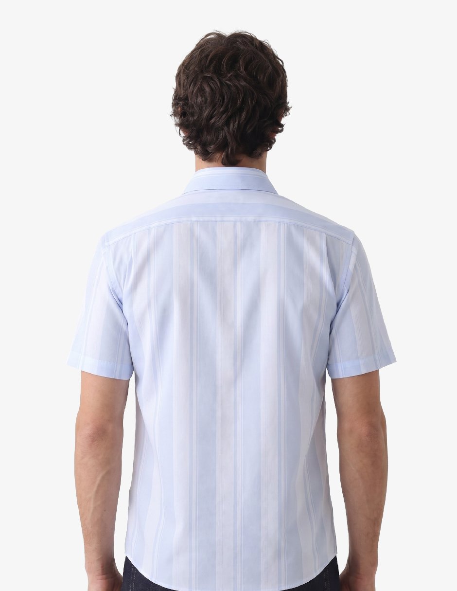 Camisa casual manga corta para hombre